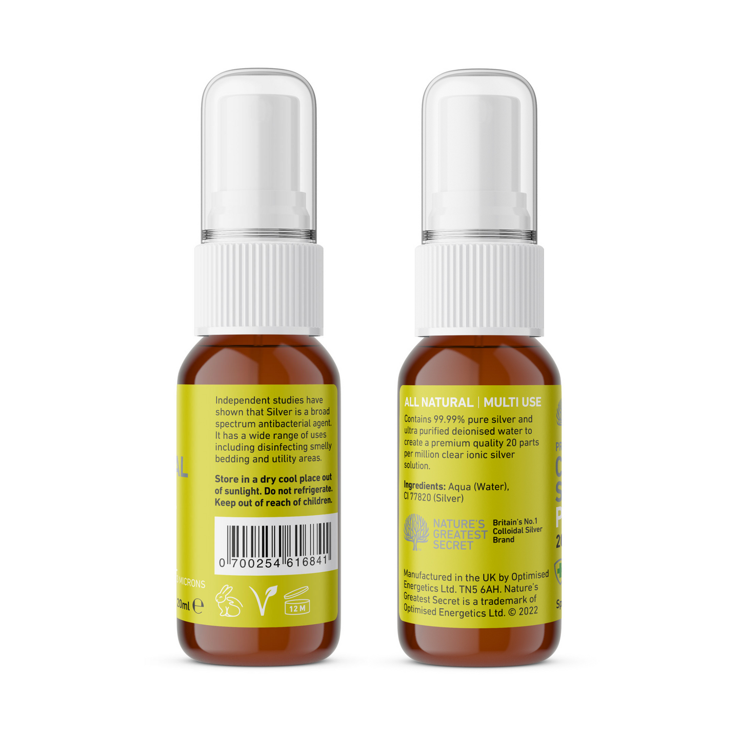 Colloidal Silver Petcare 20ppm Pocket Spray – 20ml image 3