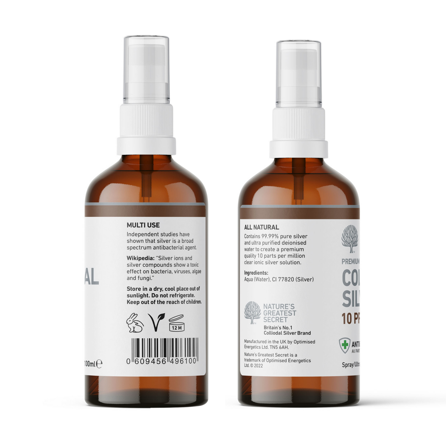 Colloidal Silver 10PPM Spray - 100ML image 3