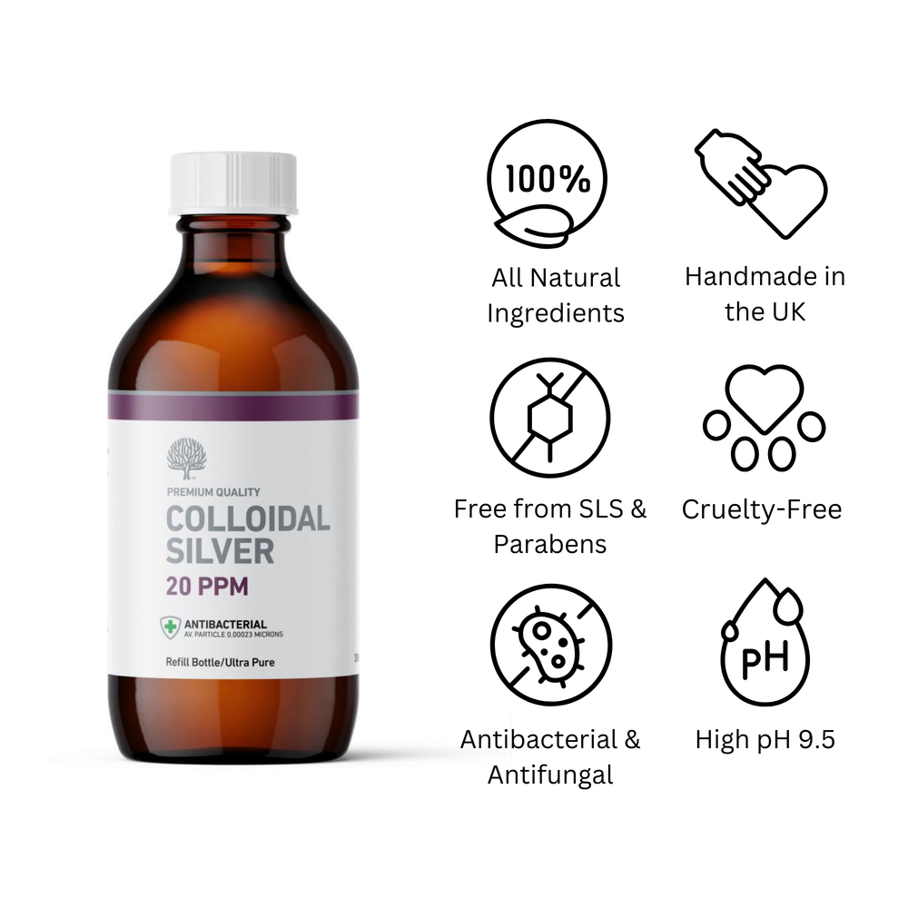 
                  
                    Colloidal Silver 20ppm Bottle – 300ml image 1
                  
                