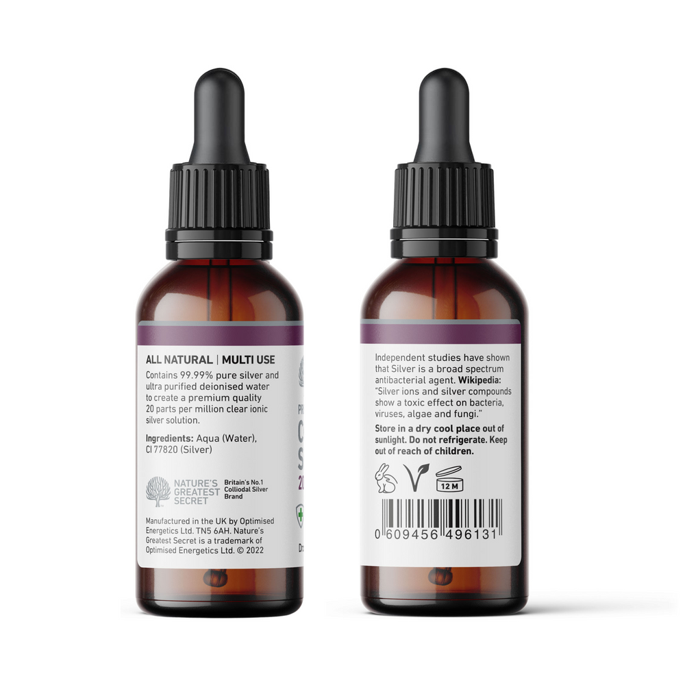 
                  
                    Colloidal Silver 20ppm Dropper – 100ml image 3
                  
                