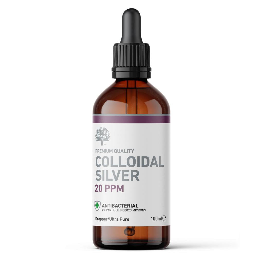 Colloidal Silver 20ppm Dropper – 100ml image 0