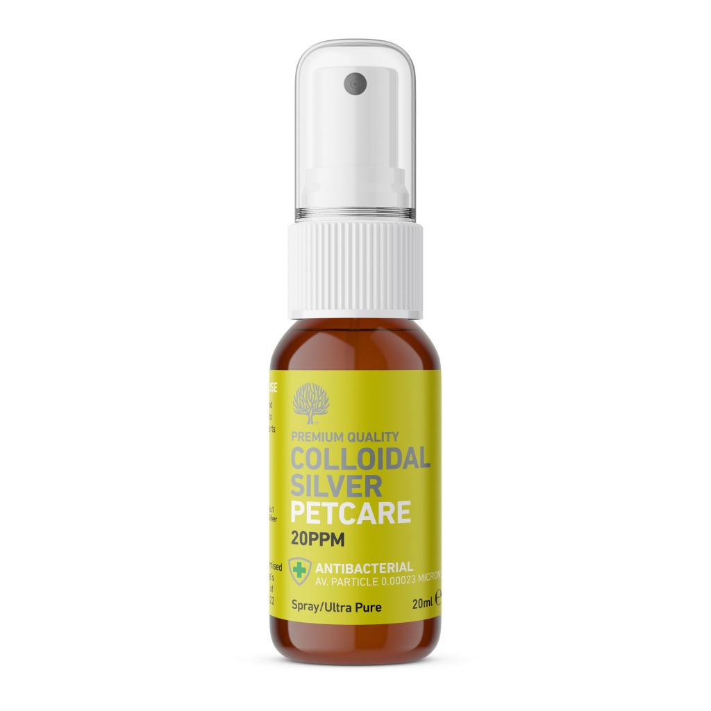 Colloidal Silver Petcare 20ppm Pocket Spray – 20ml image 0