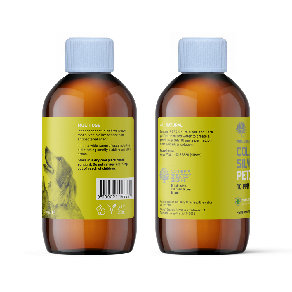 
                  
                    Colloidal Silver Petcare 10ppm Bottle – 250ml image 3
                  
                