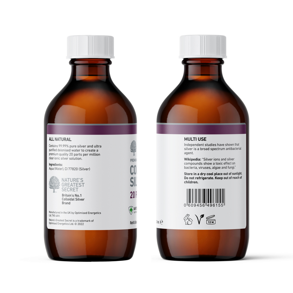 
                  
                    Colloidal Silver 20ppm Bottle – 300ml image 3
                  
                