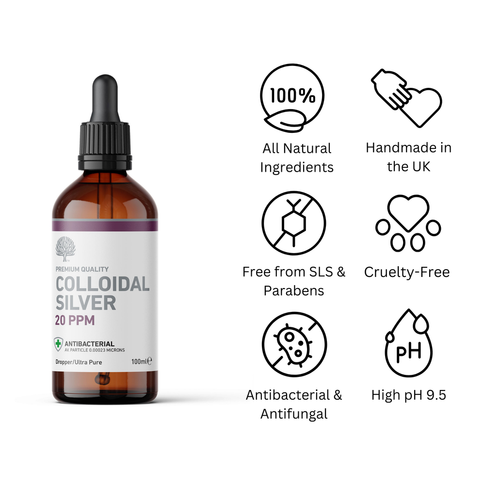 
                  
                    Colloidal Silver 20ppm Dropper – 100ml image 1
                  
                