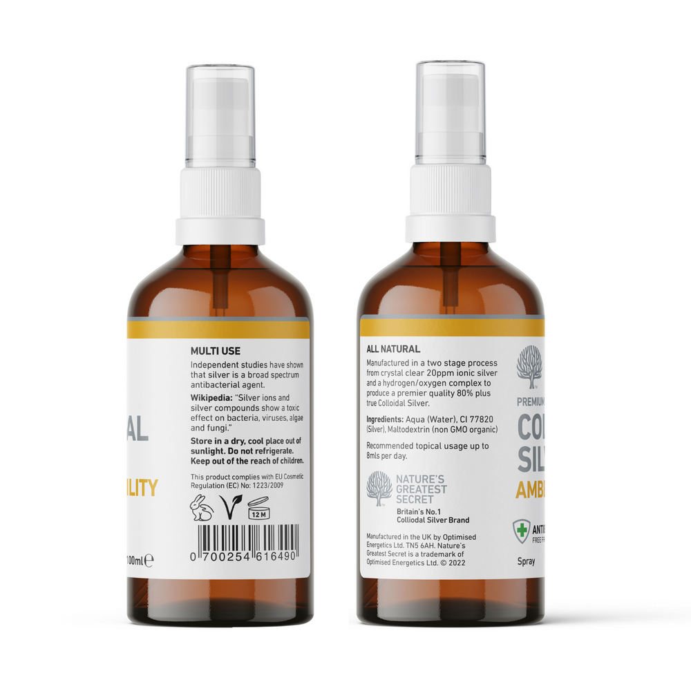 
                  
                    Amber 80% True Colloidal Silver Spray – 100ml image 3
                  
                