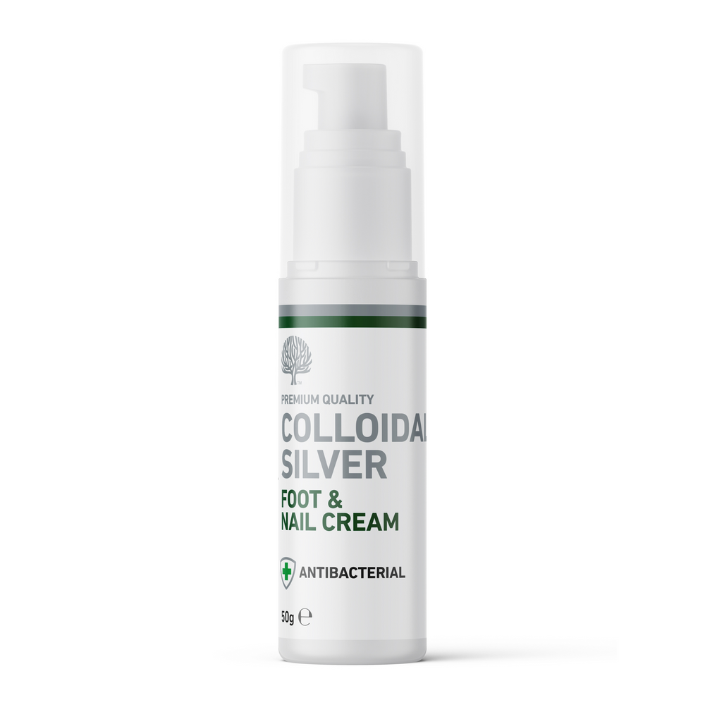 All Natural Colloidal Silver Foot & Nail Cream – 50g image 0