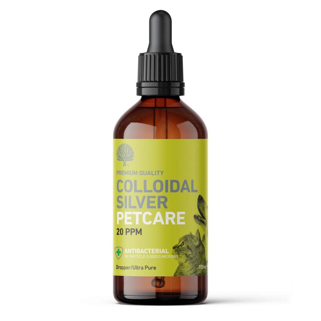 Colloidal Silver Petcare 20ppm Dropper Bottle – 100ml image 0