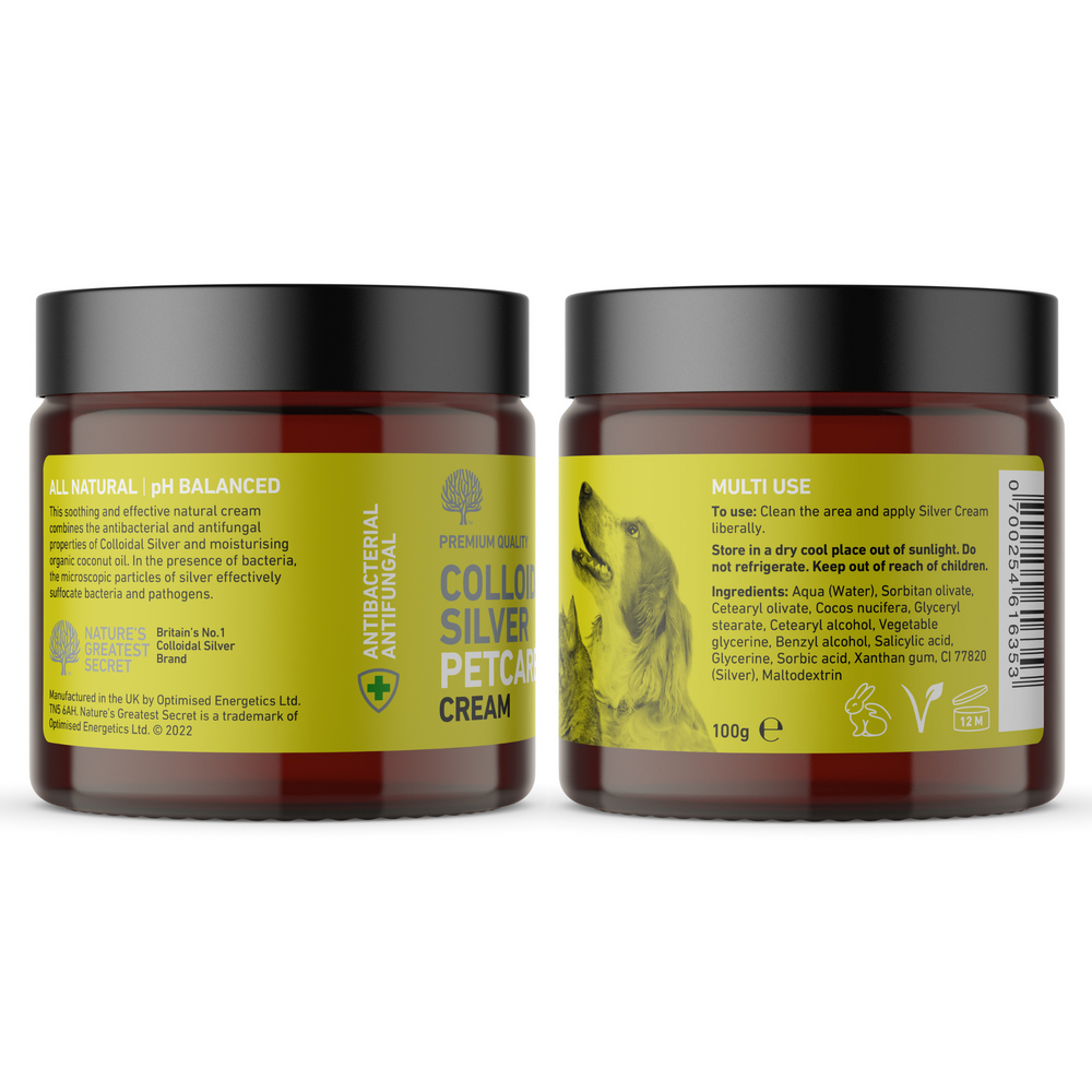 
                  
                    All Natural Colloidal Silver Petcare Cream With Moisturising Coconut Oil – 100g image 4
                  
                