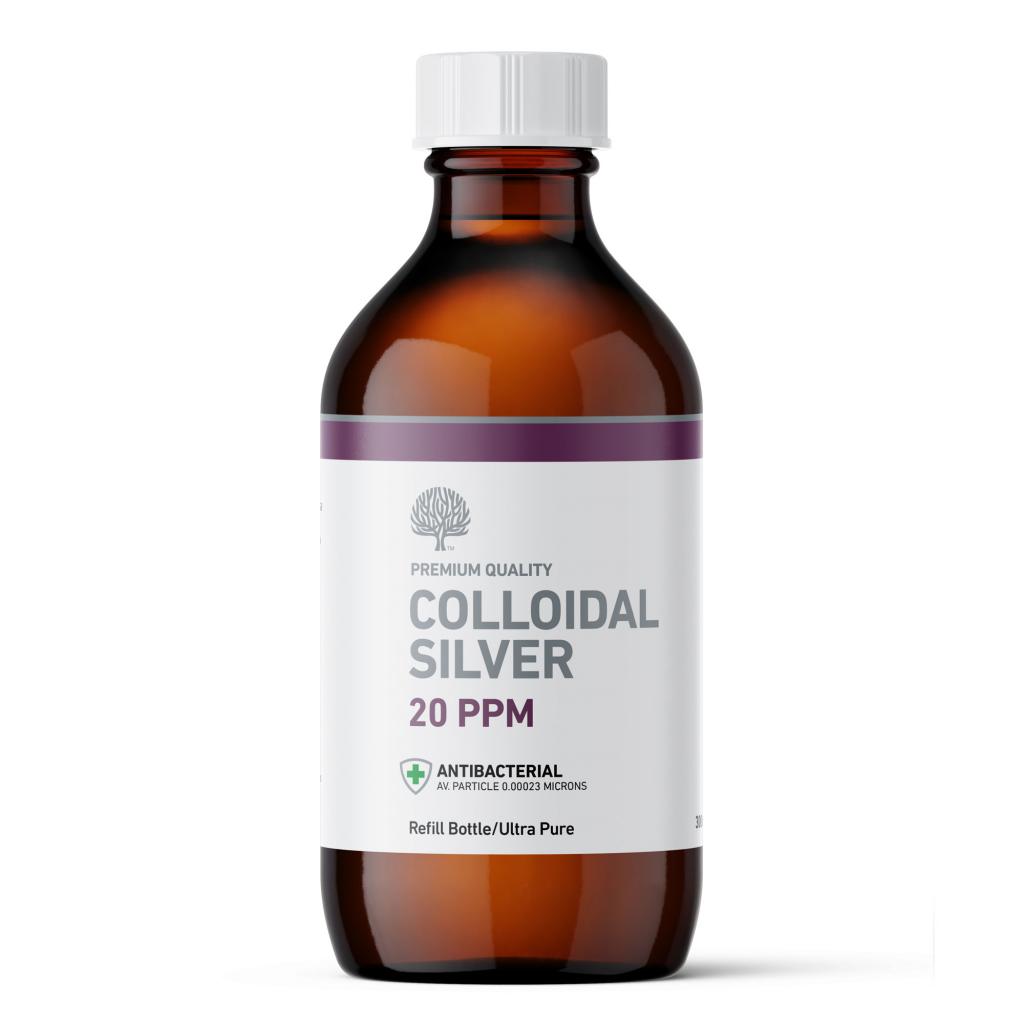 Colloidal Silver 20ppm Bottle – 300ml image 0