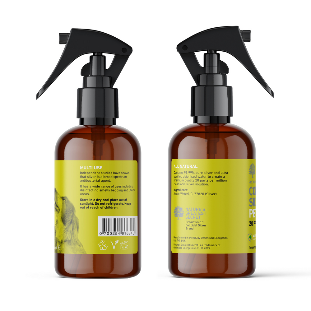
                  
                    Colloidal Silver Petcare 20ppm Trigger Spray - 250ml image 4
                  
                