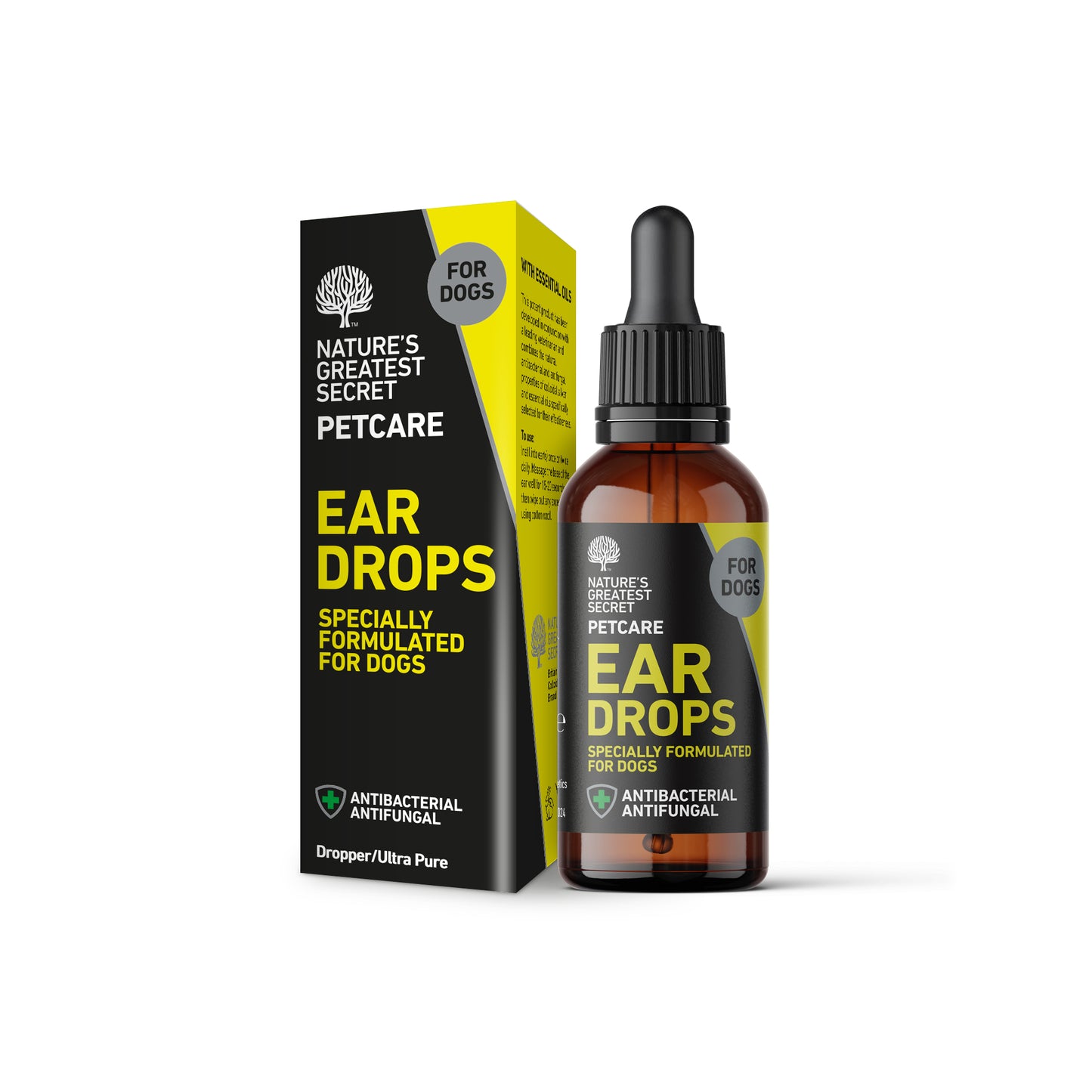 Colloidal Silver Petcare Ear Drops For Dogs With Essential Oils – 30ml image 0