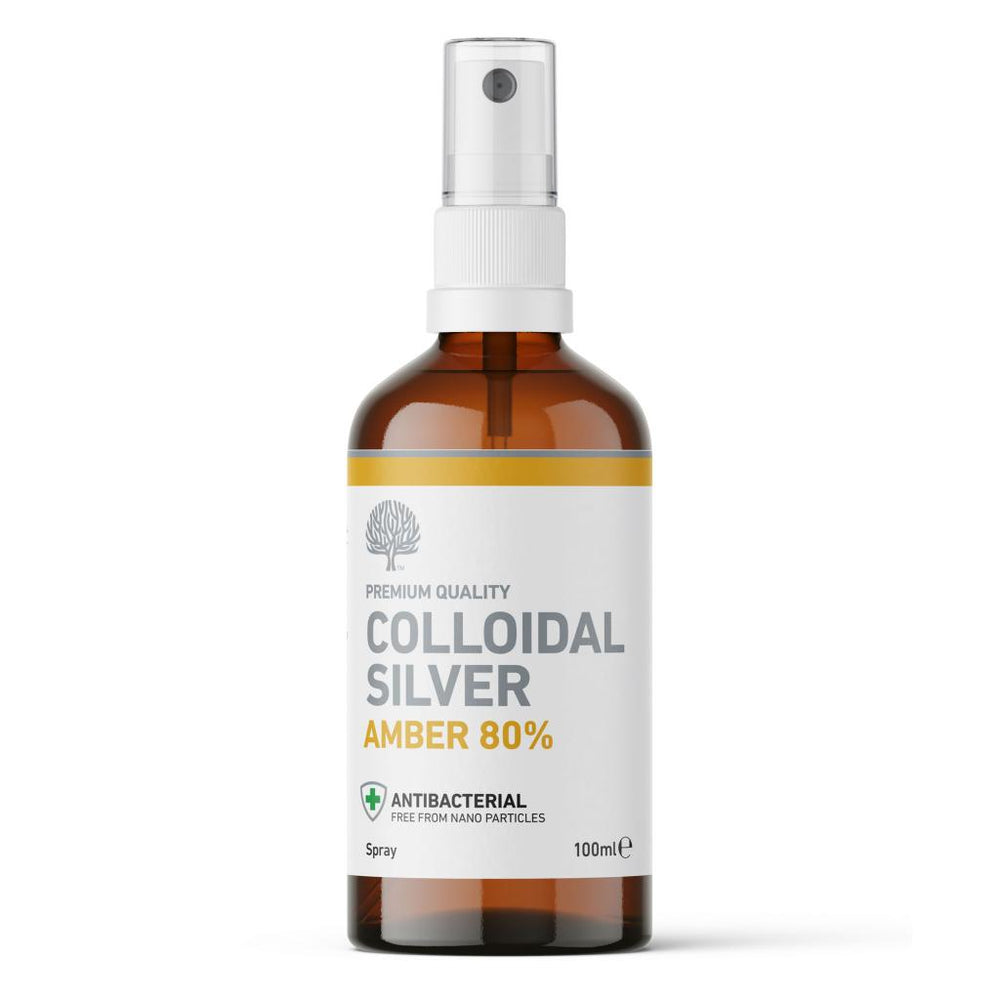 Amber 80% True Colloidal Silver Spray – 100ml image 0