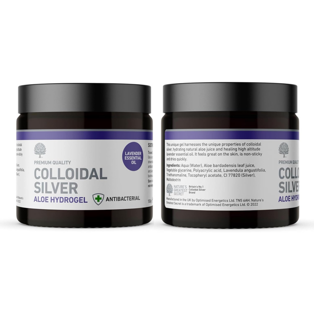 
                  
                    Refreshing skin with colloidal silver aloe gel after sun exposure
                  
                