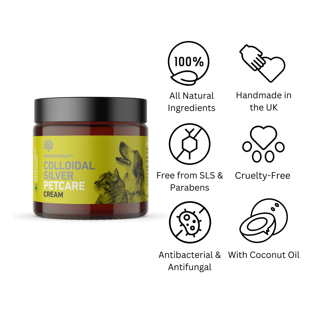 
                  
                    All Natural Colloidal Silver Petcare Cream With Moisturising Coconut Oil – 100g image 1
                  
                