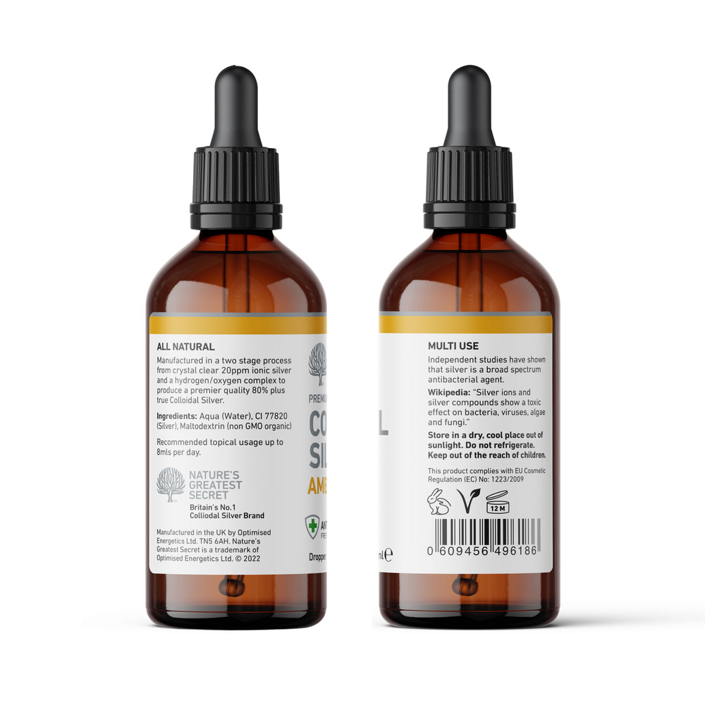 
                  
                    Amber 80% True Colloidal Silver Dropper – 100ml image 3
                  
                