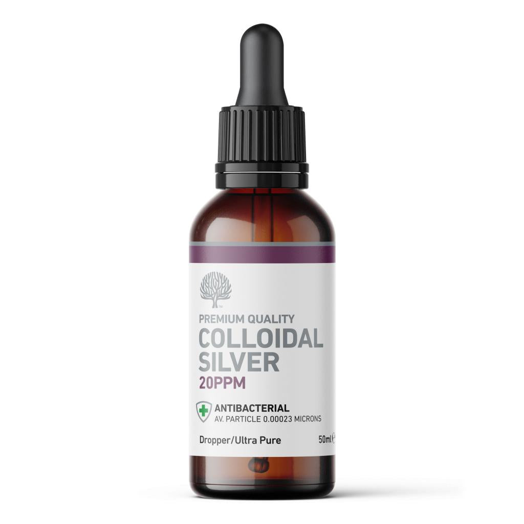 Colloidal Silver 20ppm Dropper – 50ml image 0